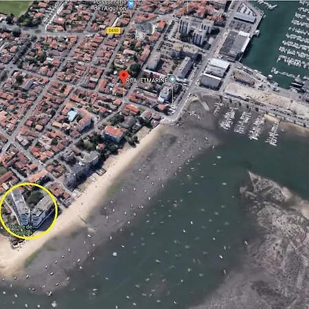 6 Personnes -terrasse Avec Vue Mer Et Parking * Arcachon